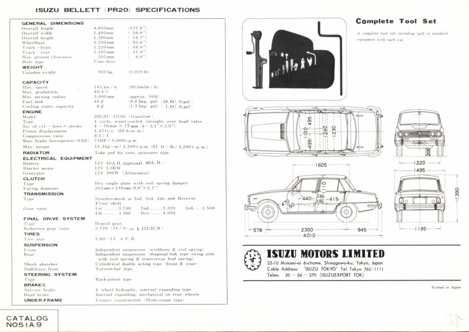 1965 Isuzu Bellett 1500 LHD range brochure - English language - 8 pages - 08.jpg