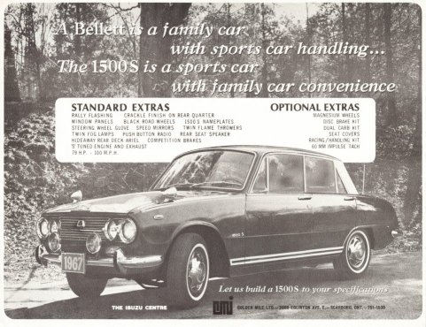 1967 Isuzu Bellett 1500S LHD - CMI Canadian brochure.jpg