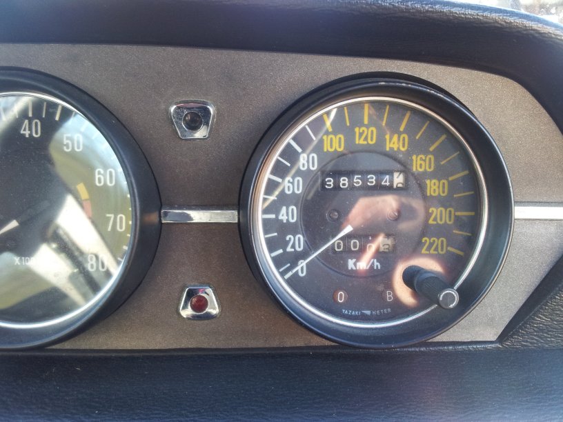 22 October - 28 - Rye Park - Bellett GTR showing 38534 on odometer - total cruising kms - 1,145km.jpg