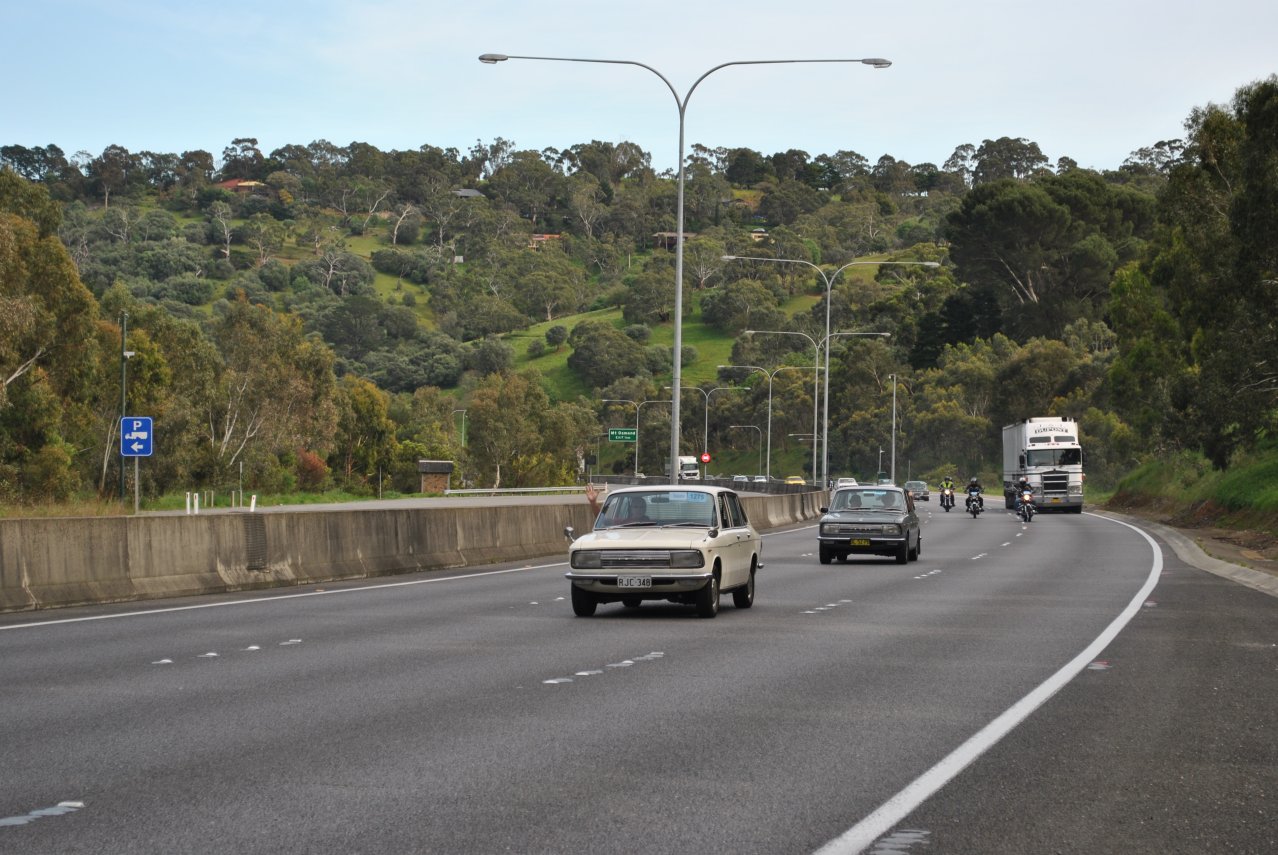 27 - South Eastern Freeway - Dave's Florian and Matt's Florian.JPG