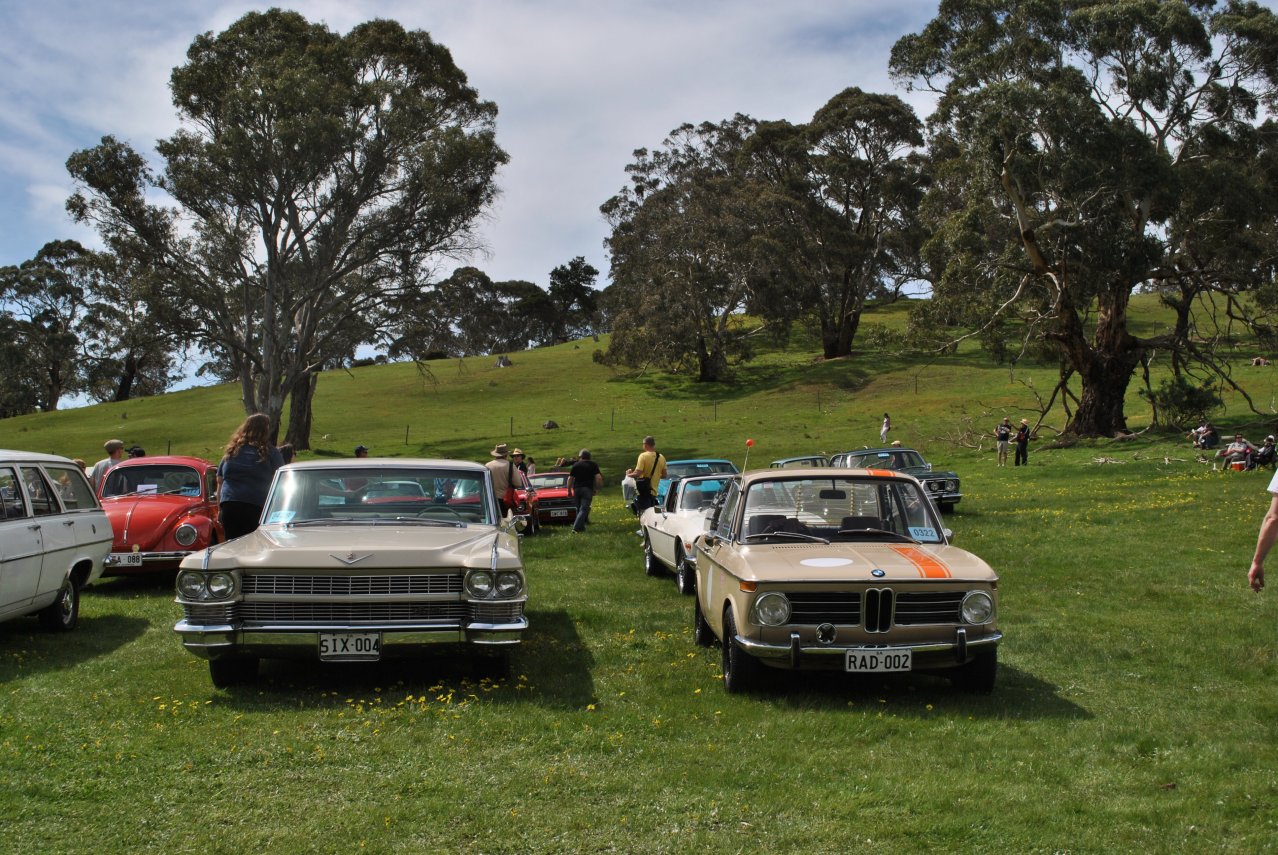 Cadillac Coupe DeVille and BMW 2002 - Brenton and Darren's.JPG