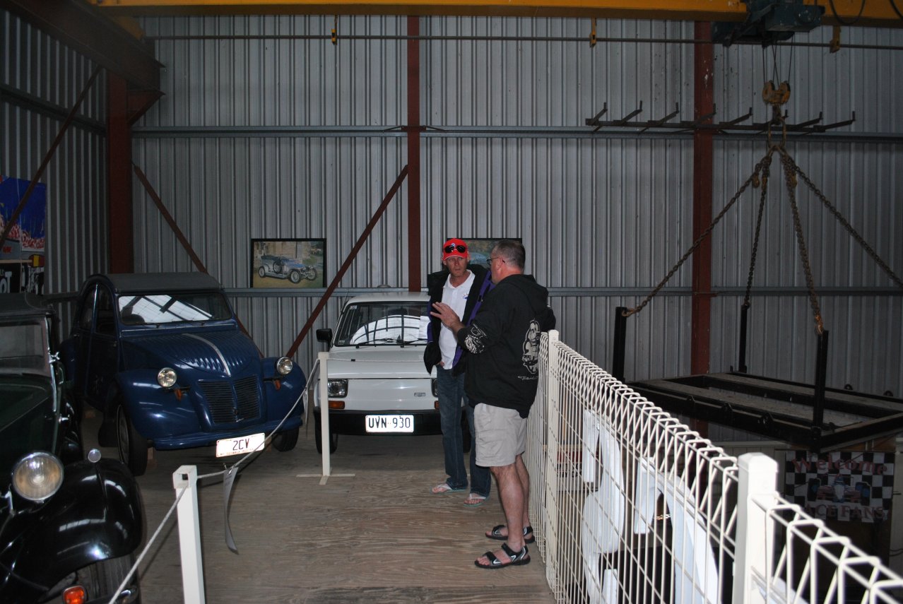 20 - Goolwa Motor Museum - Stickman and Bruno.JPG