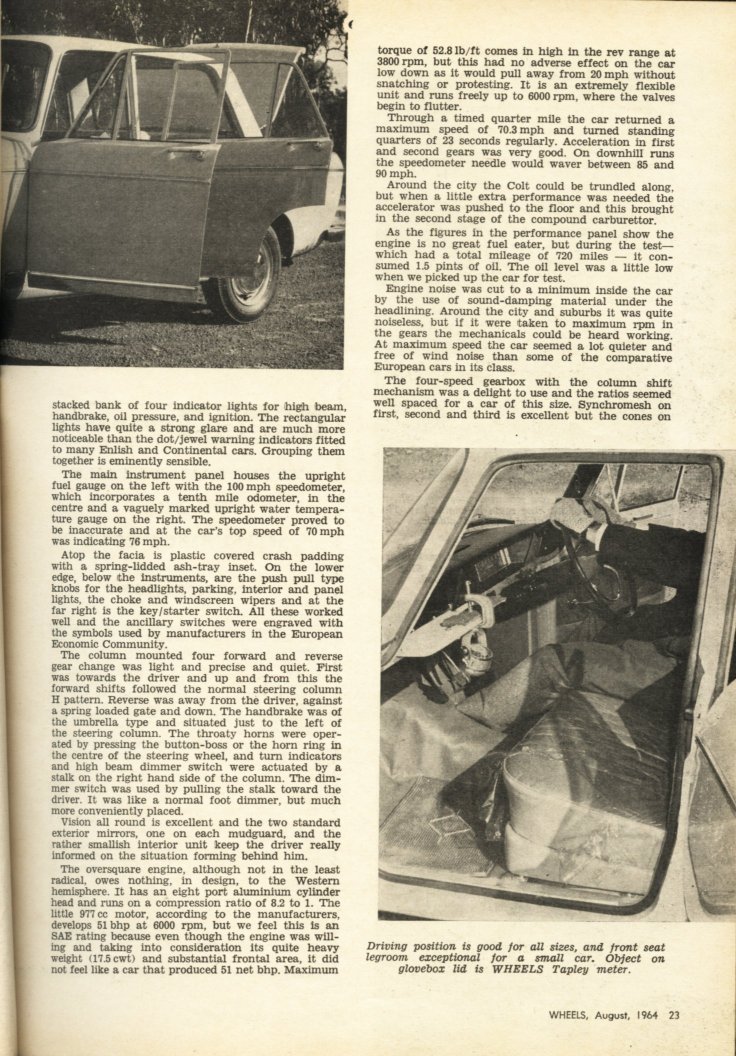 1964 - 08 - Wheels Magazine - Colt article - page 02.jpg