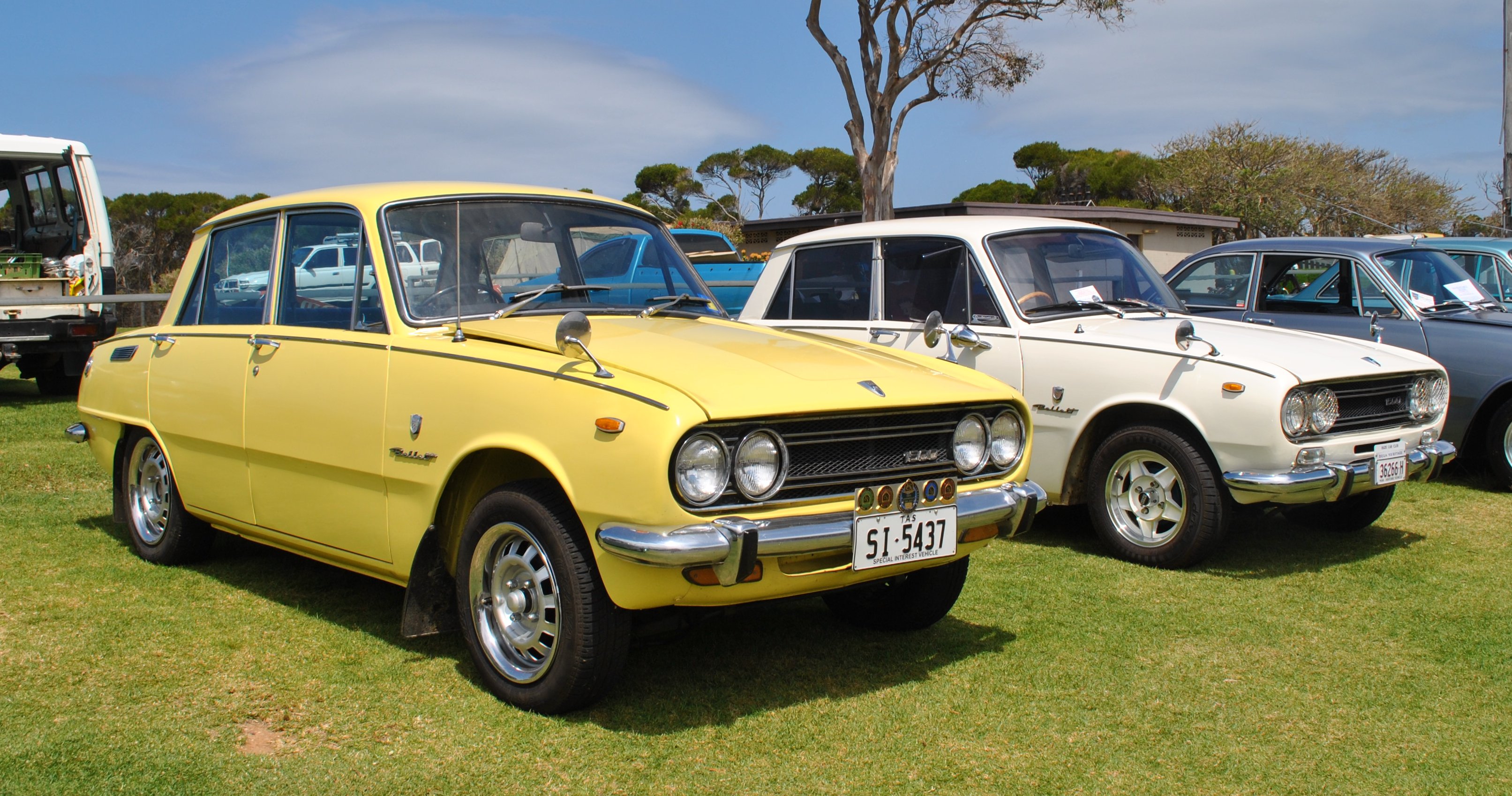 075 - Show and Shine - Yellow Peril's 1970 Isuzu PR20 Bellett Deluxe.JPG