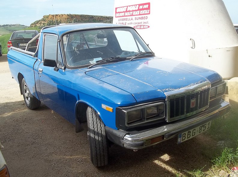 Isuzu KB in Malta - with late Florian front.jpg